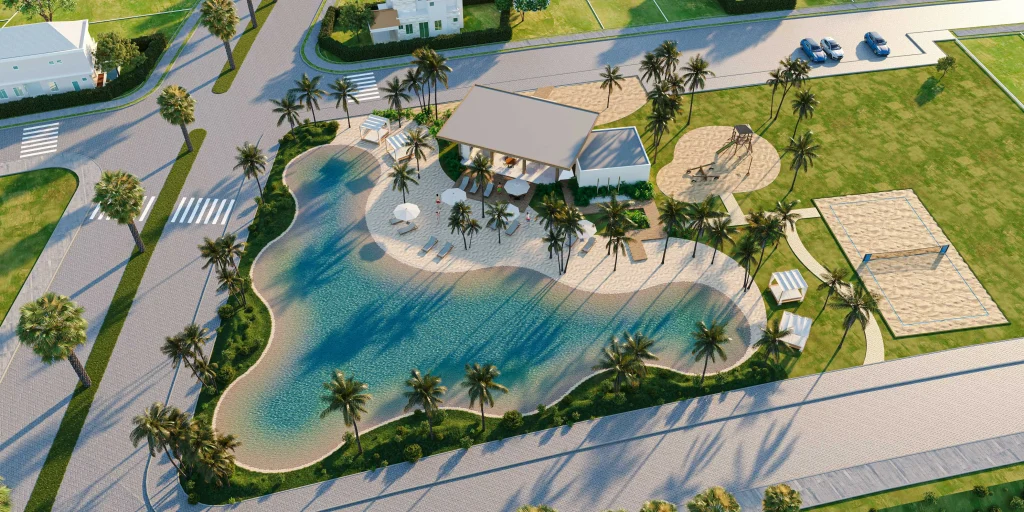 Piscina de praia artificial privativa